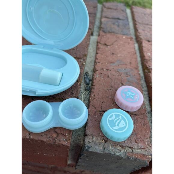 Sanrio Chi Chai Monchan Travel Contact Case Hard To Find Rare 2008 Y2K - Picture 7 of 9